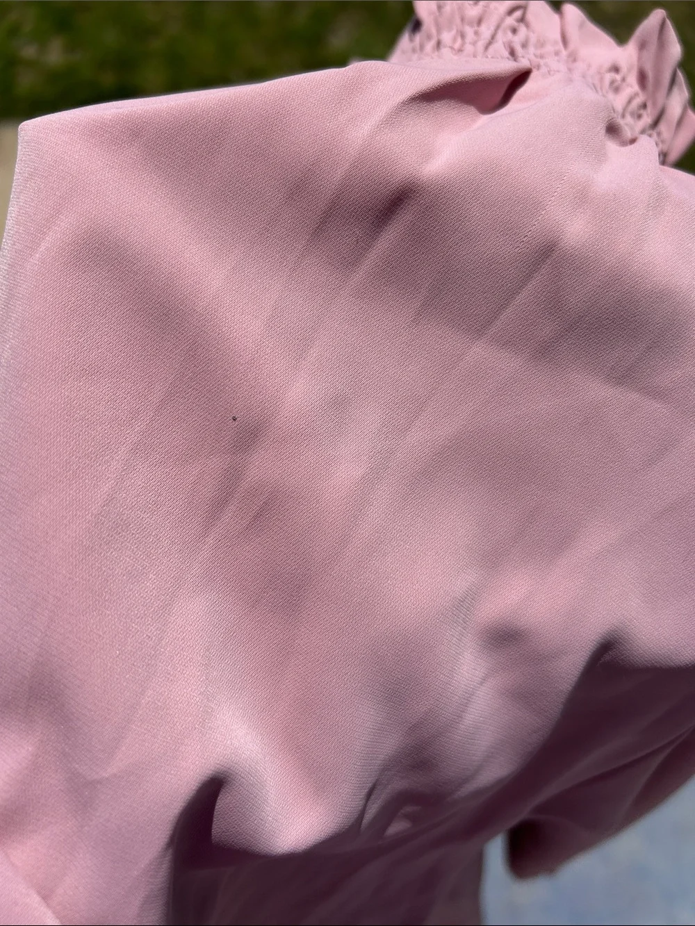 BOGO Women's Smocked Waist Light Pink Shorts with Pockets
